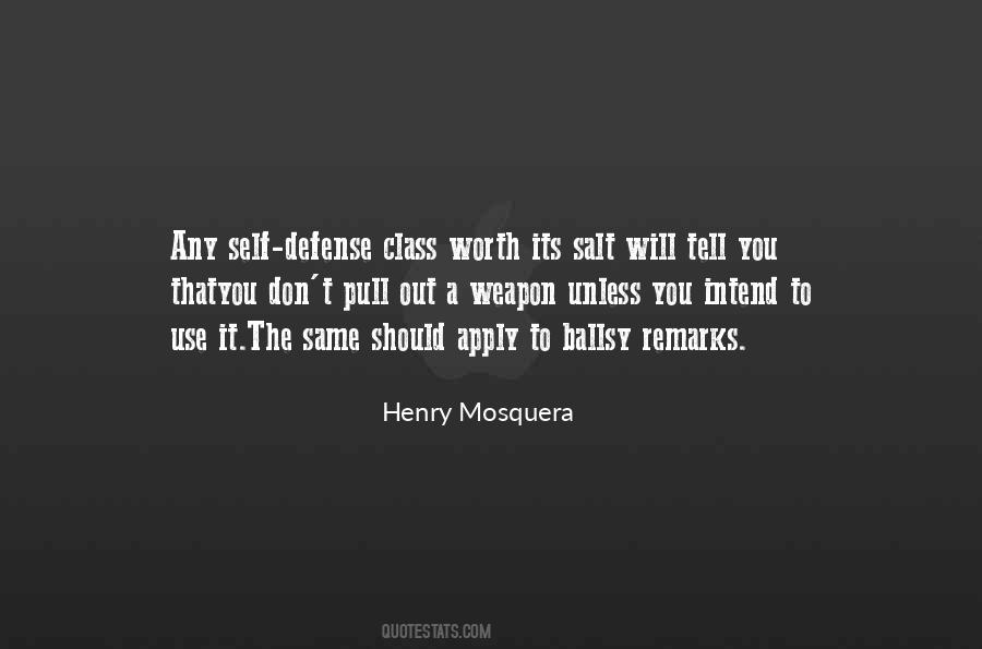 Quotes About Self Defense #447810