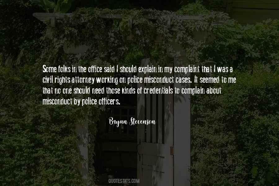 Quotes About Police Misconduct #1030872