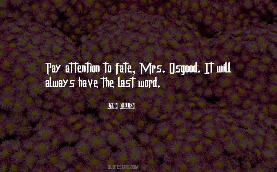 Last Word Quotes #1367164