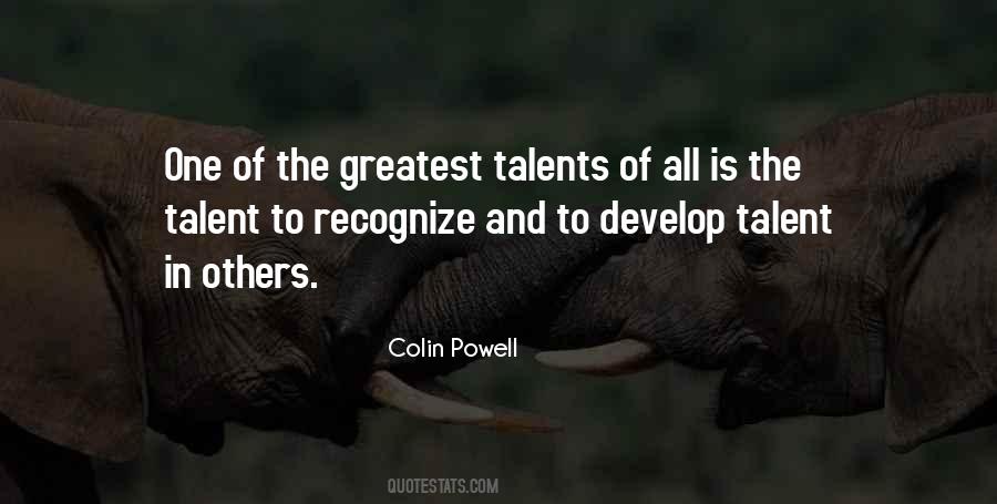 Recognize Your Talent Quotes #1422717