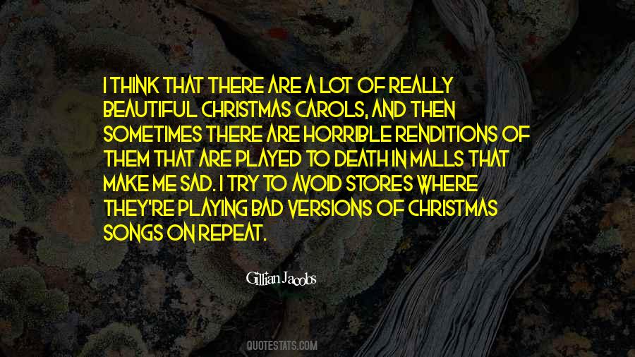 Quotes About Christmas Songs #1318455