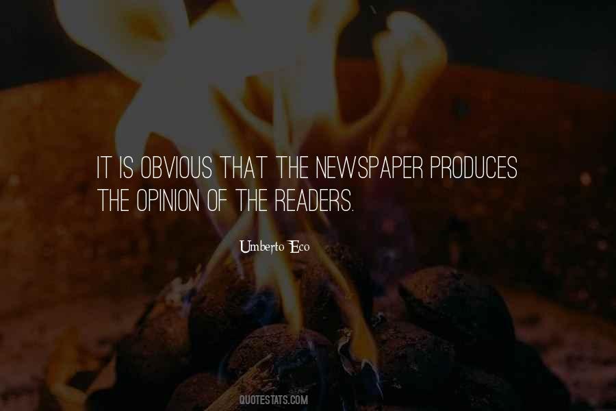 Quotes About The Newspaper #1068751