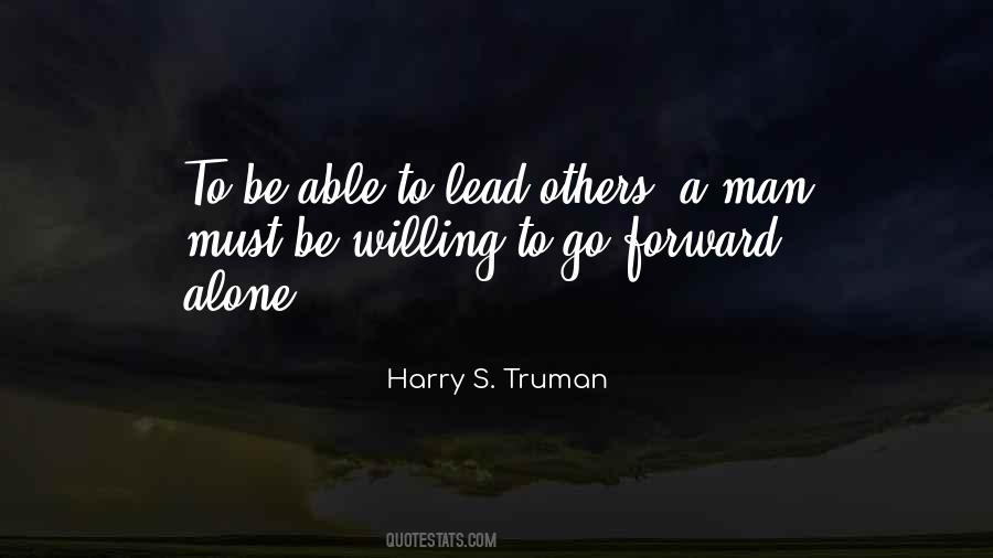 Lead Others Quotes #108164