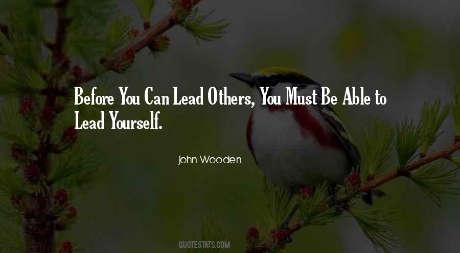 Lead Others Quotes #1112694