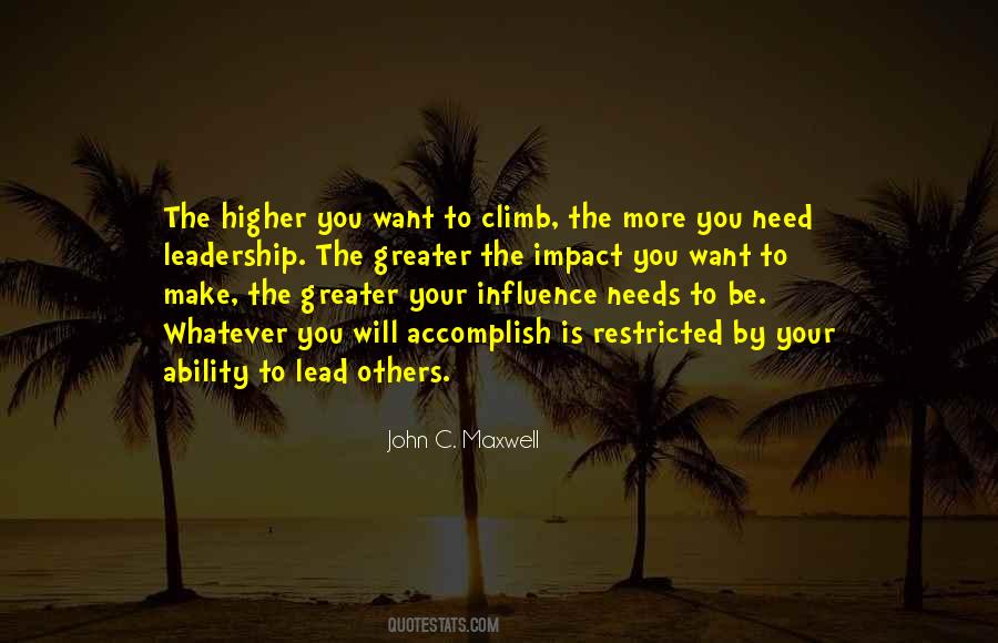 Lead Others Quotes #1394895