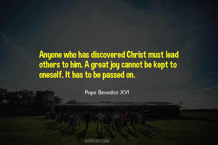 Lead Others Quotes #1658353