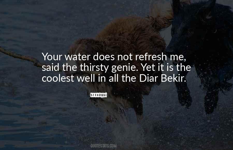 Water Thirsty Quotes #823195