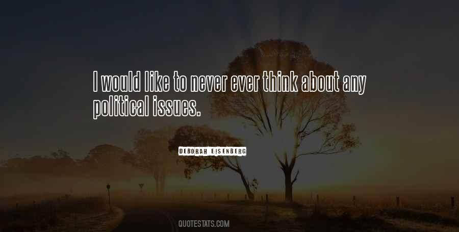 Political Issues Quotes #1246047