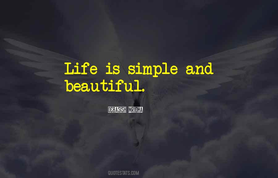 Quotes About Simple Beautiful Things #304494