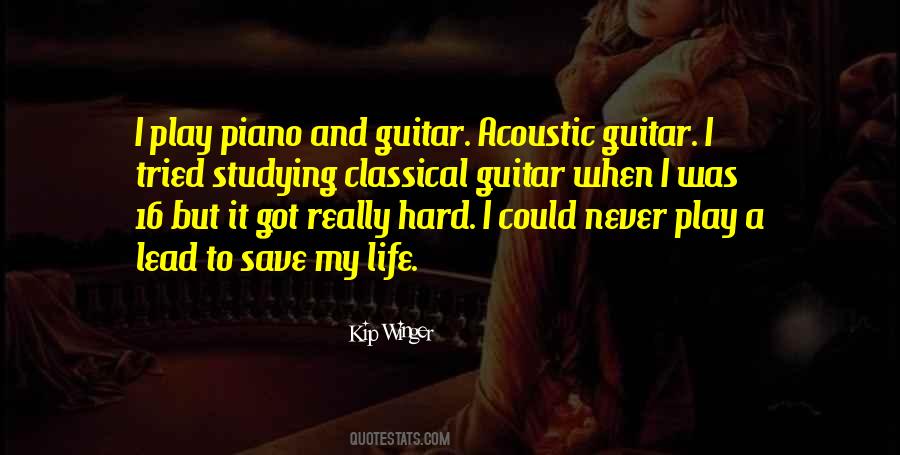 Quotes About Classical Guitar #1691973