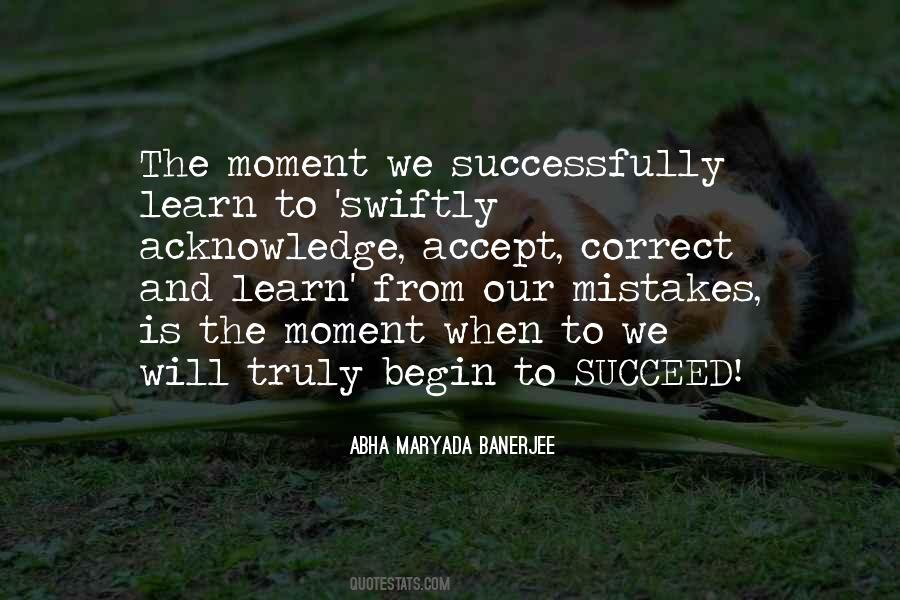 Learn From Our Mistakes Quotes #1060895