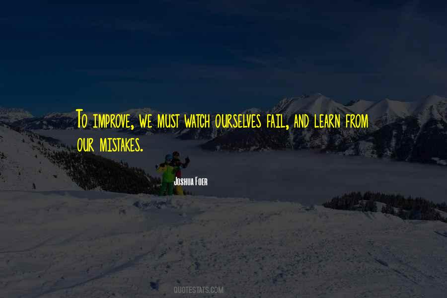 Learn From Our Mistakes Quotes #1681216