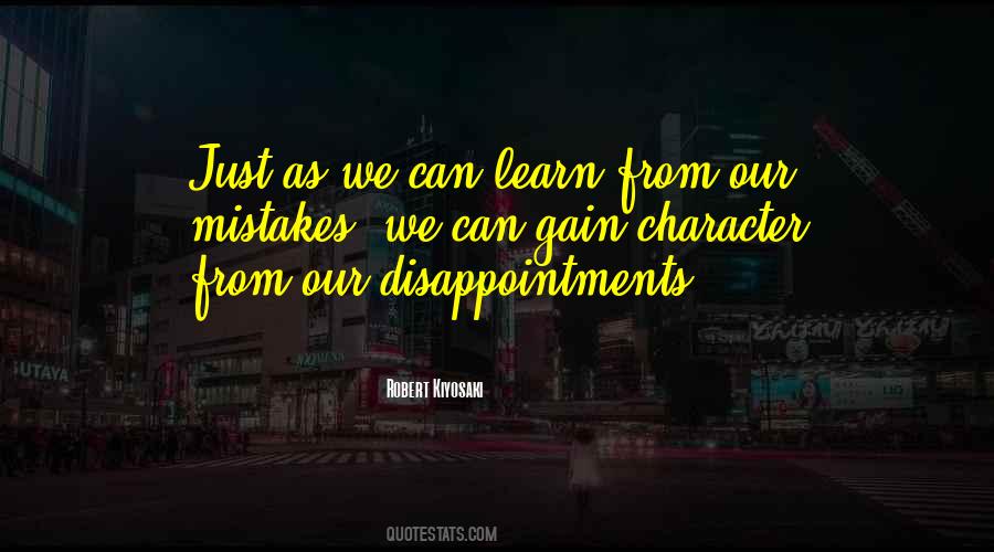 Learn From Our Mistakes Quotes #514532