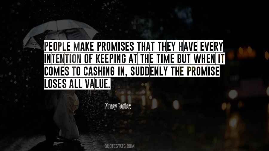Keeping A Promise Quotes #1204472