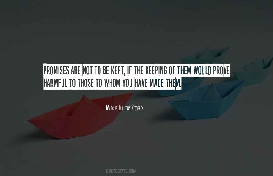 Keeping A Promise Quotes #956948
