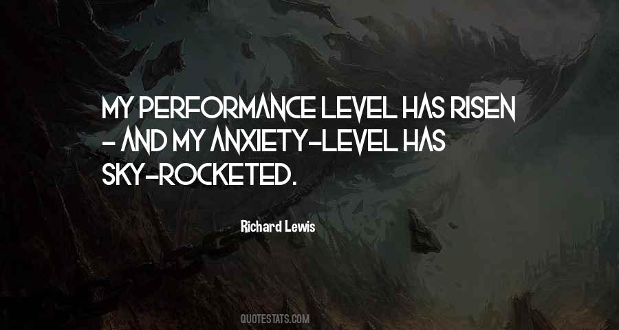 Quotes About Performance Anxiety #447626