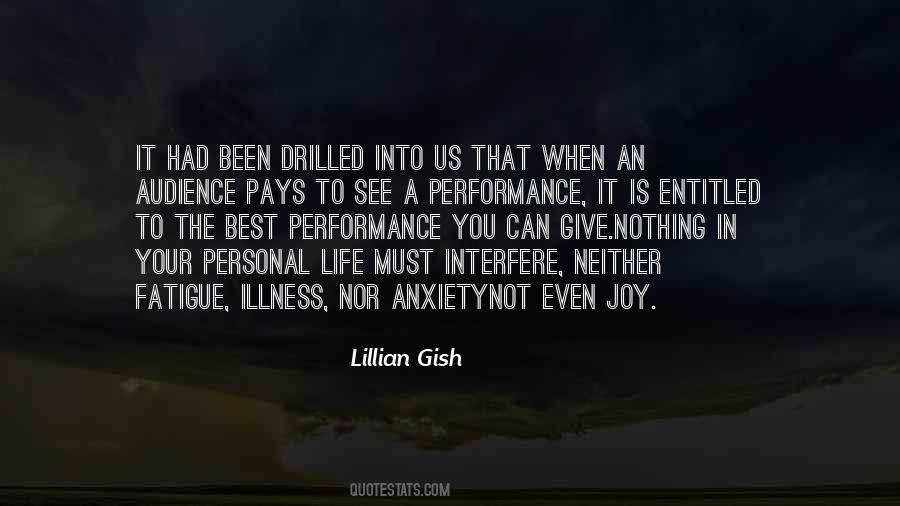Quotes About Performance Anxiety #668972