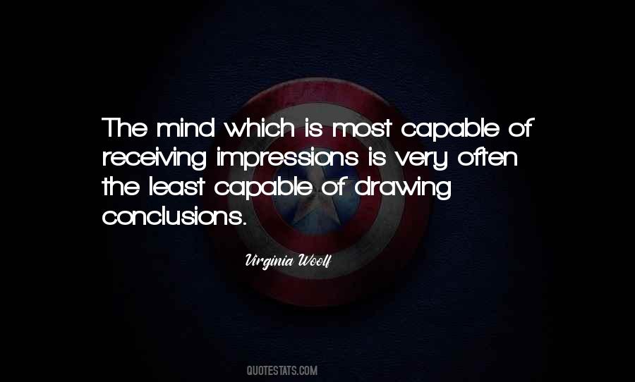 Quotes About Drawing Conclusions #475542