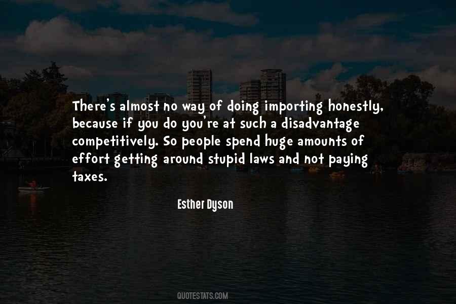 Not Paying Taxes Quotes #121207