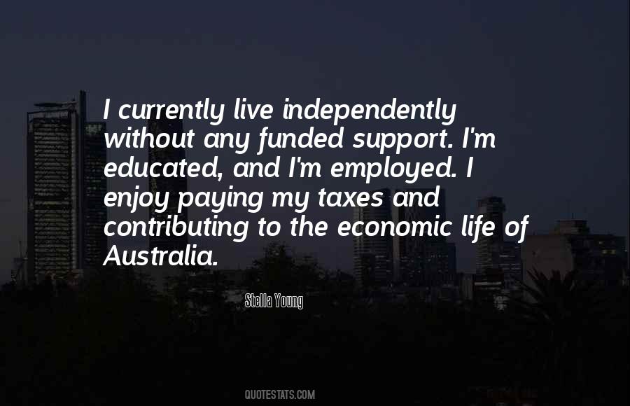 Not Paying Taxes Quotes #819165