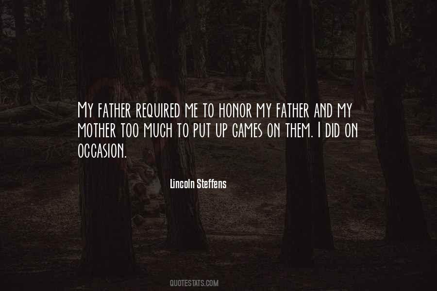 Quotes About Father And Mother #24514