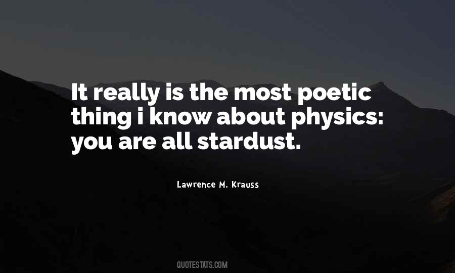 Quotes About Stardust #1076786