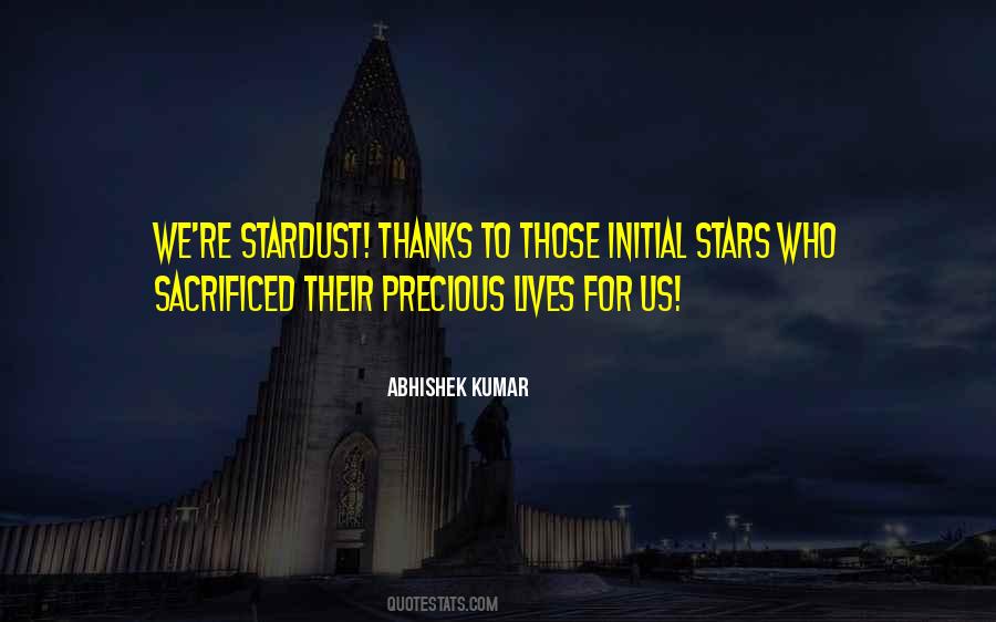 Quotes About Stardust #1220659