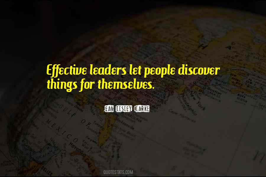 Quotes About Effective Leader #1115155
