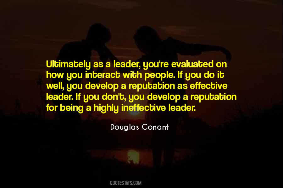 Quotes About Effective Leader #1388831