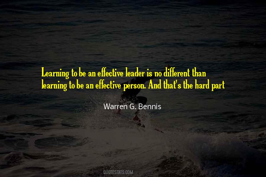 Quotes About Effective Leader #176763