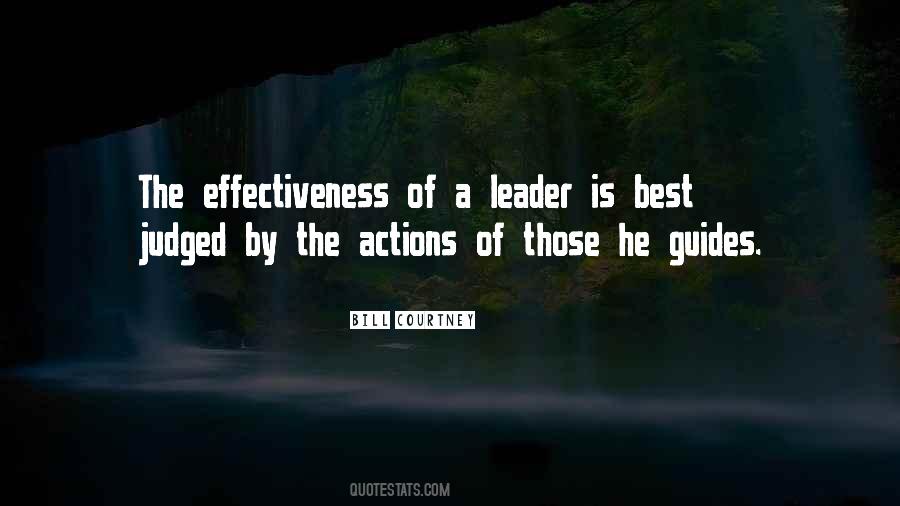 Quotes About Effective Leader #446742