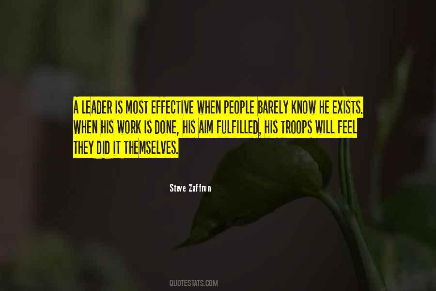 Quotes About Effective Leader #77481