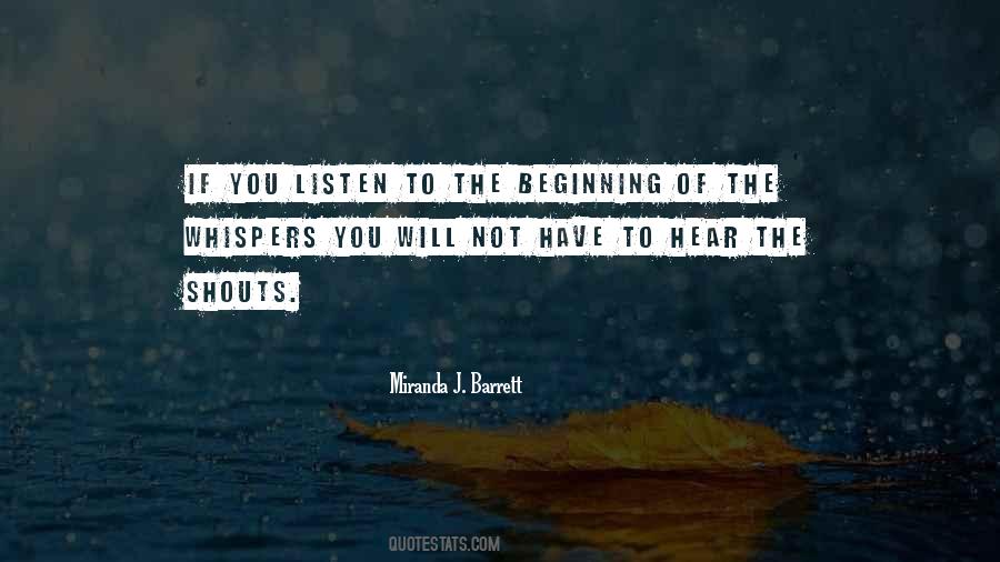 Quotes About Whispers #1377204