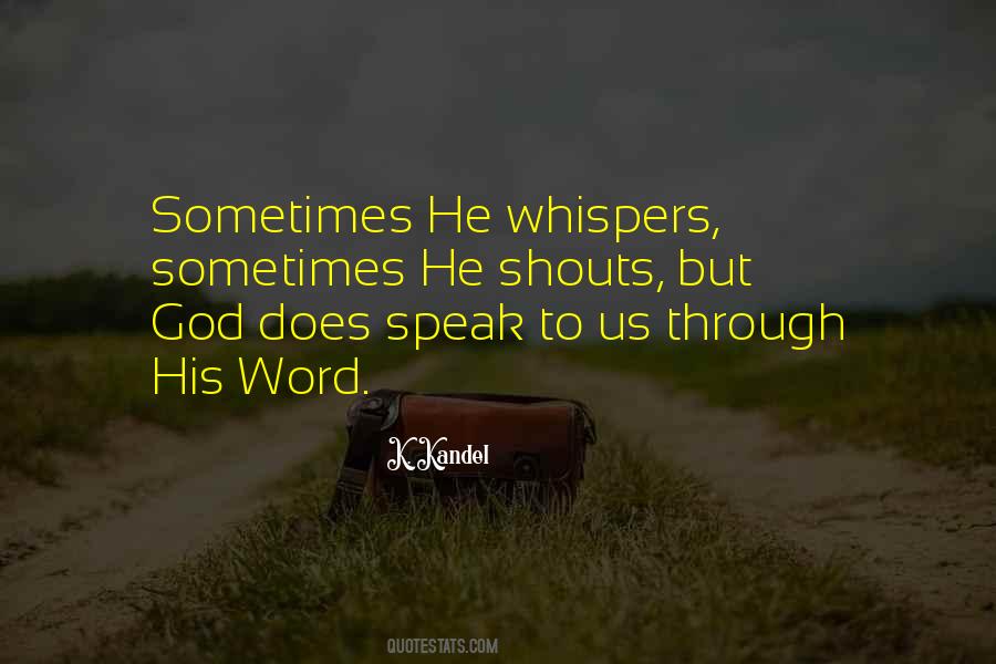 Quotes About Whispers #1445611