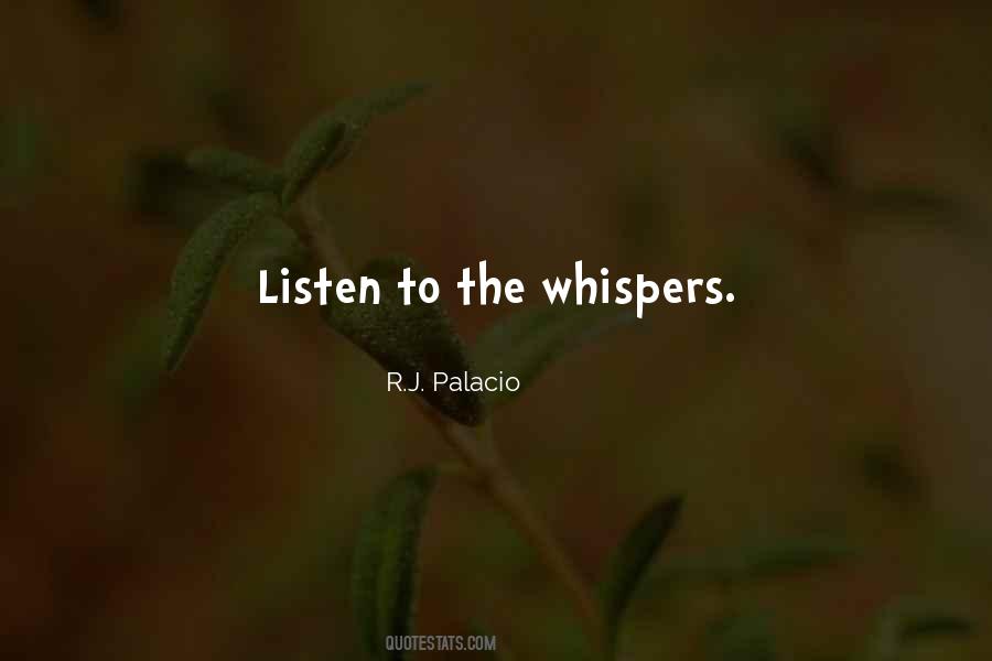 Quotes About Whispers #60704 Quotes About Whispers #60704
