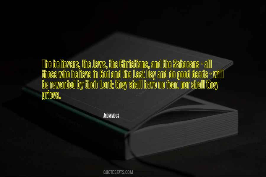 Believers In God Quotes #692846