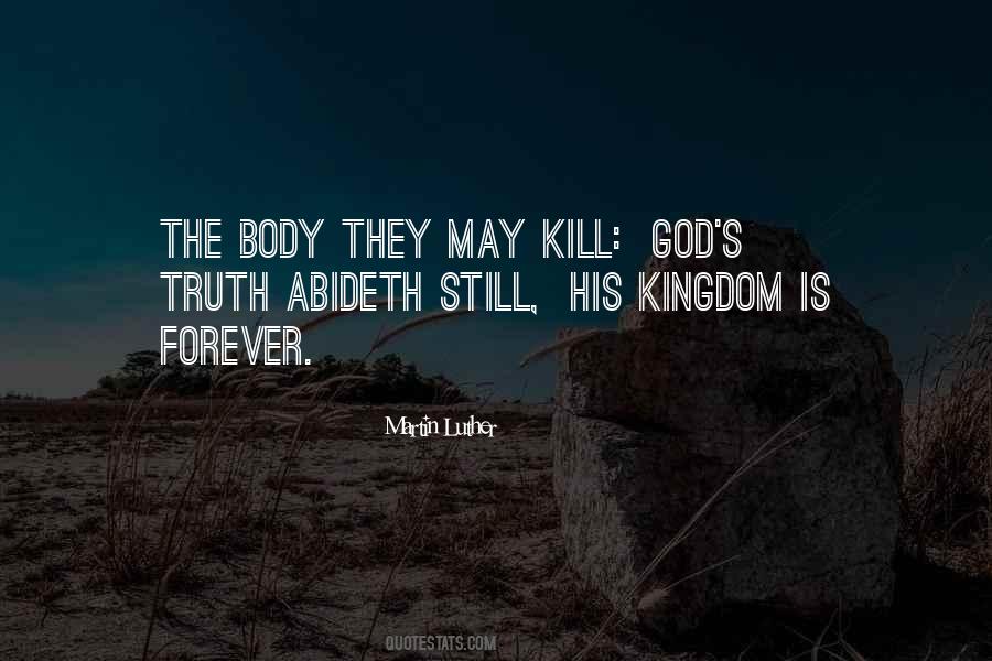 Kingdom Is Quotes #1321541