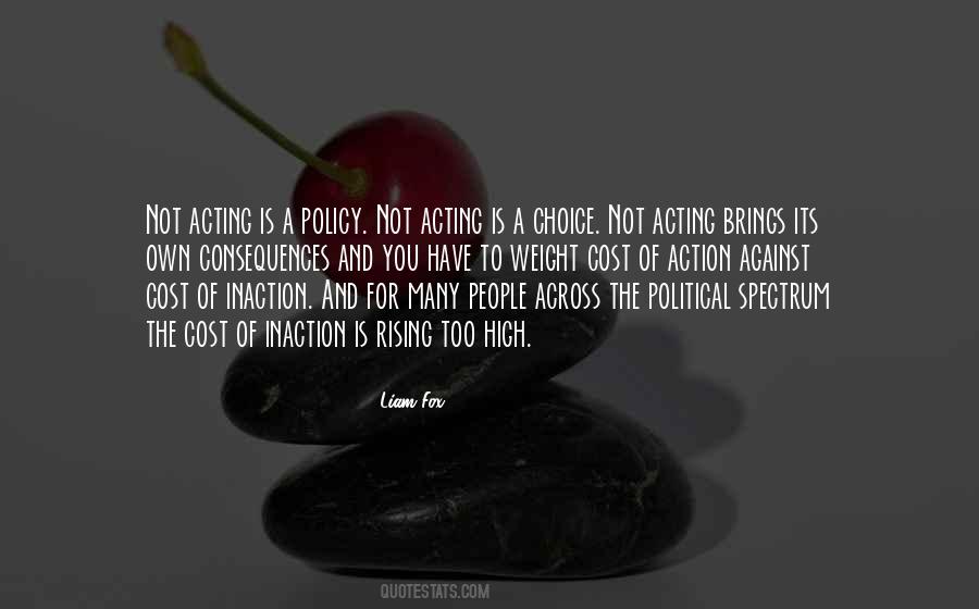 Cost Of Inaction Quotes #325241
