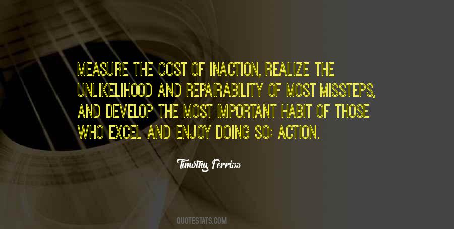 Cost Of Inaction Quotes #912016