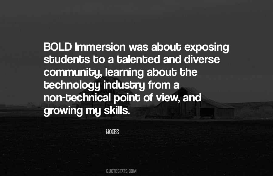 Quotes About Immersion #1138282