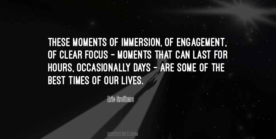 Quotes About Immersion #581544