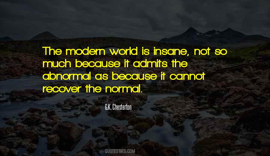 Insane World Quotes #502966