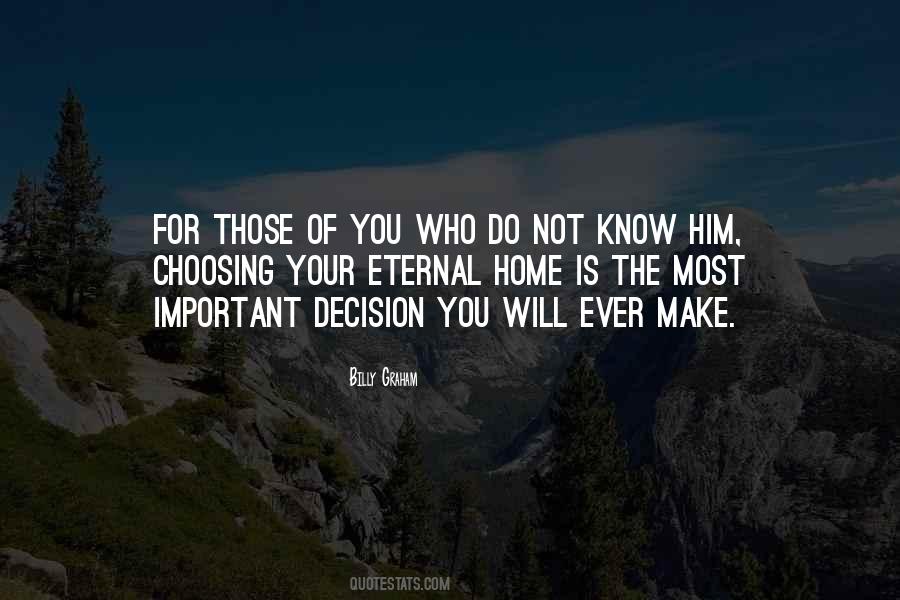 Quotes About Choosing Him #172414