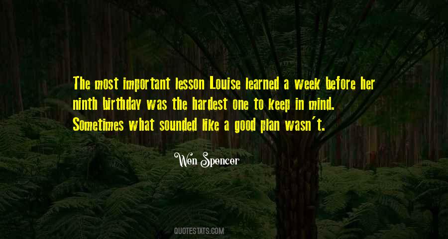 Good Lesson Quotes #581519