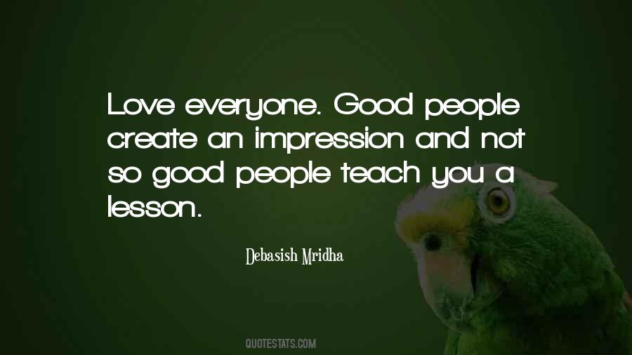 Good Lesson Quotes #849850