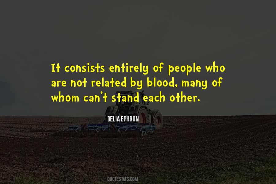 Quotes About Blood Related #335983