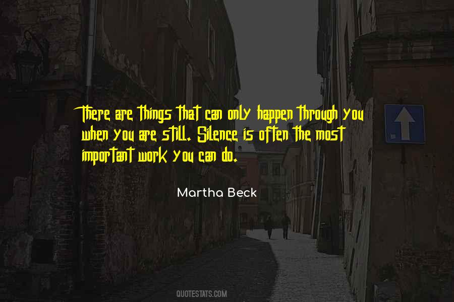 Quotes About Important Work #1340517