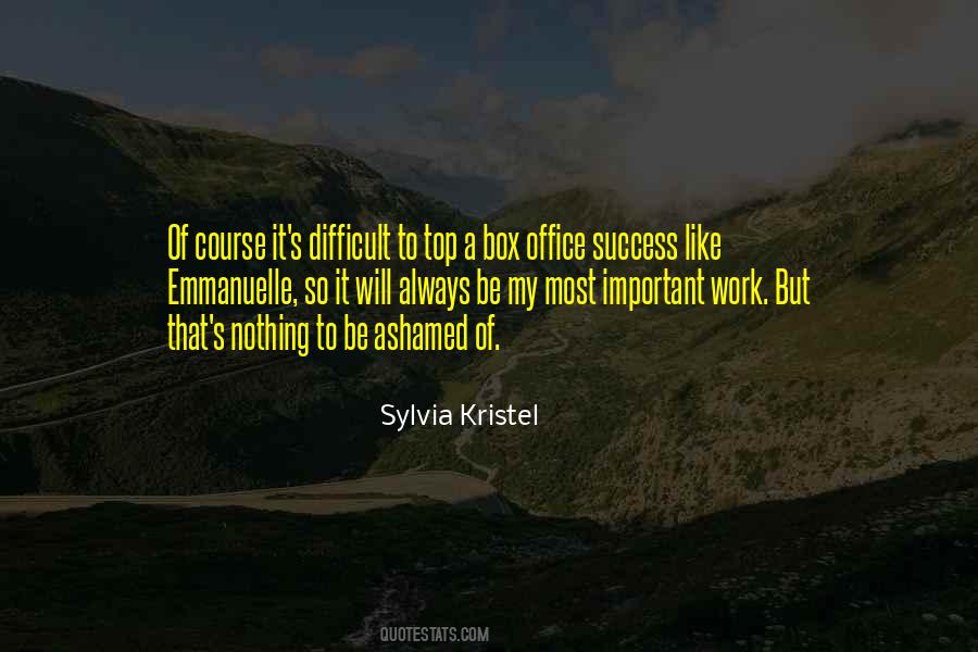 Quotes About Important Work #915029