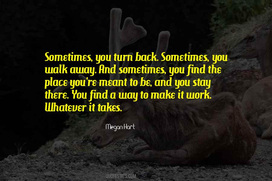 Quotes About Turn Back #204530