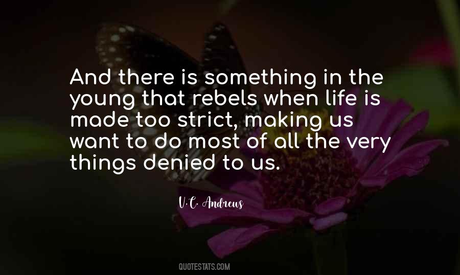 Quotes About Young Rebels #86094